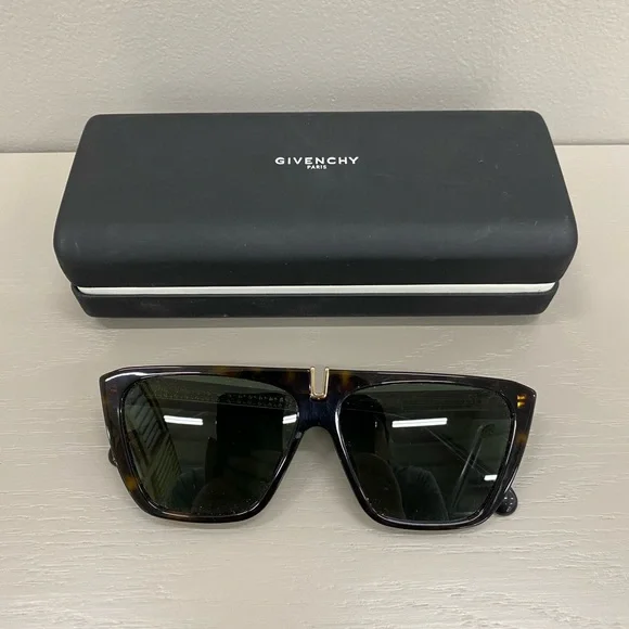 Givenchy Tortoiseshell Square Frame Sunglasses - Picture 2 of 6